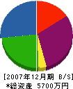 丸谷商事 貸借対照表 2007年12月期
