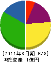 沖田産業 貸借対照表 2011年3月期