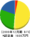 槌田組 貸借対照表 2008年12月期