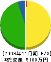 阪井末興業 貸借対照表 2009年11月期