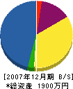 津田電工 貸借対照表 2007年12月期