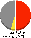 丸友開発 損益計算書 2011年6月期