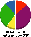 ワタナベ電建 貸借対照表 2008年9月期