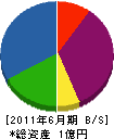 木村工務店 貸借対照表 2011年6月期