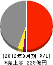 川北電気工業 損益計算書 2012年9月期