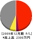 ワタナベ工業 損益計算書 2009年12月期