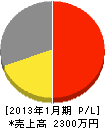 稗田緑化 損益計算書 2013年1月期