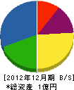 加藤土建 貸借対照表 2012年12月期