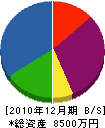 タカハシ塗装工業 貸借対照表 2010年12月期