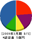 井上林産 貸借対照表 2009年3月期