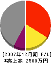 佐藤組 損益計算書 2007年12月期
