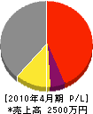 笠原電工 損益計算書 2010年4月期