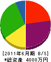 笠原工業 貸借対照表 2011年6月期