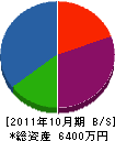 深澤電工 貸借対照表 2011年10月期