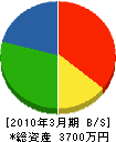 坂元電機機械 貸借対照表 2010年3月期
