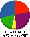 村松電気商会 貸借対照表 2012年10月期