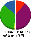 小川電機工事 貸借対照表 2010年12月期