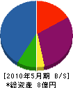 塚本建設 貸借対照表 2010年5月期