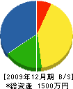 髙田工務店 貸借対照表 2009年12月期