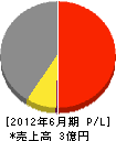 岡田産業 損益計算書 2012年6月期