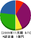 東北土木 貸借対照表 2009年11月期