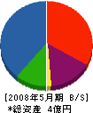 京都井口組 貸借対照表 2008年5月期