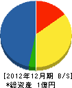 宮崎工務店 貸借対照表 2012年12月期