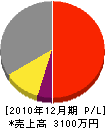 上村建具店 損益計算書 2010年12月期