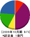 メイク美創 貸借対照表 2009年10月期