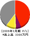 泉澤鉄工所 損益計算書 2009年3月期