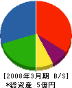 ダイナン産業 貸借対照表 2008年3月期