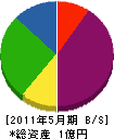 早川電気工業 貸借対照表 2011年5月期