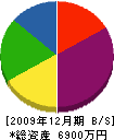 田中善建設 貸借対照表 2009年12月期