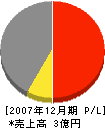 道央興産 損益計算書 2007年12月期