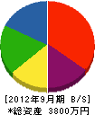 千葉ハウジング 貸借対照表 2012年9月期