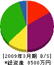 坂本組 貸借対照表 2009年3月期