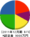 見澤園 貸借対照表 2011年12月期