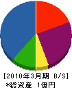 坂本組 貸借対照表 2010年3月期