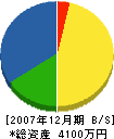 松林産業 貸借対照表 2007年12月期
