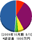 柳沼塗料 貸借対照表 2009年10月期