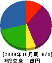 桂工業 貸借対照表 2009年10月期