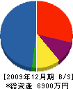 宮田屋 貸借対照表 2009年12月期