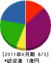 東亜電気工業 貸借対照表 2011年6月期
