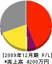 石川電気工事 損益計算書 2009年12月期