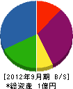 弘法工業 貸借対照表 2012年9月期