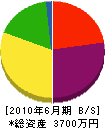 大塚建設 貸借対照表 2010年6月期