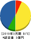 宮川建設 貸借対照表 2010年3月期