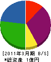 千倉工業 貸借対照表 2011年3月期
