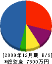 マルコウ 貸借対照表 2009年12月期