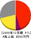藤田電工 損益計算書 2008年12月期